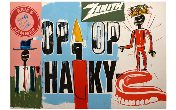 Jean Michel Basquiat x Andy Warhol, OP OP, 1984